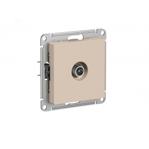 ATLASDESIGN TV РОЗЕТКА оконечная 1DB, механизм, ПЕСОЧНЫЙ ATN001291