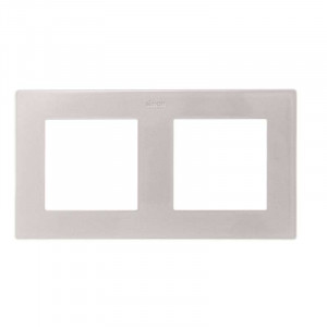 Рамка 2-м 4 алюм. 2400620-033