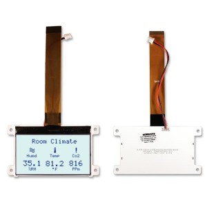 NHD-C12864WO-B1TGH#-M, Графические дисплейные ЖК-модули и принадлежности COG STN+ 128x64 128 x 64 Pixels