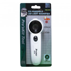 MA-020, Линза ручная 22х, диаметр линзы 19мм, LED подсветка