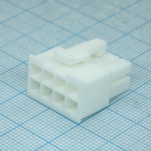 39012085, Корпус разъема,  Гнездо, 8 конт.(2х4) шаг 4.2 мм Серия Mini-Fit