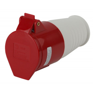 Розетка переносная 224 3Р+РЕ 32А 380В IP44 (10/60/1440) Б0032865