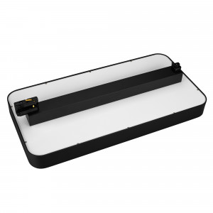 Светильник LGD-AFINA-4TR-S600x300-50W Day4000 (BK, 110 deg, 230V) 035495(1), Светильник подвесной для треков/шин 4 провода. Мощность 50 Вт, св. поток 4200 лм, 85 лм/Вт, дневной 4000 K, CRI>90, угол 110°, напряжение питания 230 В. Черный корпус из алюминия, материал рассеивателя PC, степень защиты IP20.