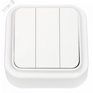 Беларусь Выключатель трехклавишный наружный Выключатель А05 6-137