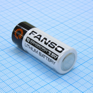 ER18505H/S, Li, SOCl2 батарея типоразмера A, 3.6 В, 4.1Ач, стандартная форма, -55...85 °C