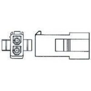 172329-1, Кожух разъема  RCP 3 контакт(ов) 4.2мм обжим монтаж на панель автомобильного применения пакет