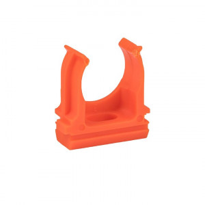 Крепеж-клипса d20 мм (10 шт) оранжевая Plast derj-z-20o