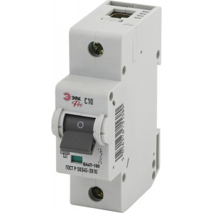 Автоматический выключатель PRO NO-902-260 ВА47-100 1Р 10А кривая С 10 кА Б0048850