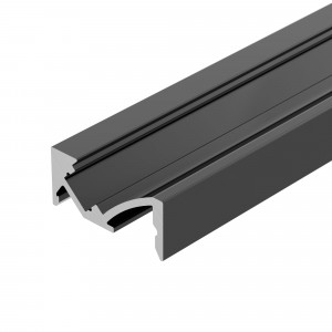Профиль SL-BEVEL-W21-2000 ANOD BLACK 043688, Алюминиевый анодированный накладной профиль для светодиодных лент и линеек с боковым свечением. Цвет - черный. Габаритные размеры (L?W?H): 2000x20,9x9 мм. Ширина площадки для ленты 5,4 мм. Экраны, заглушки и другие аксессуары приобретаются отдельно. Цена