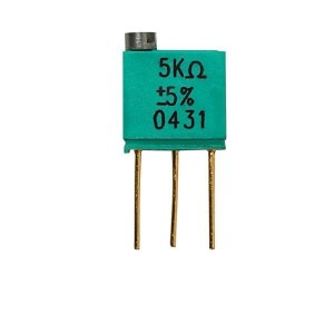 Y40531K00000J0L, Подстроечные резисторы - сквозное отверстие 1Kohms 1/4w 5% 6.35mm sq seal