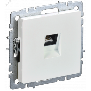 BRITE Розетка компьютерная RJ45 кат.5E РК10-БрЖ жемчуг BR-K10-1-K36