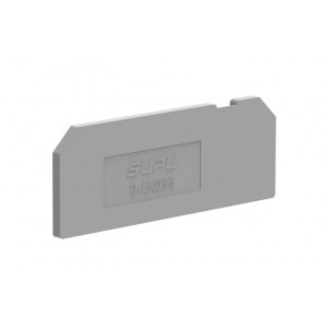 Компенсационная крышка 305121, Компенсационная крышка для этажных клемм UKD, цвет: серый