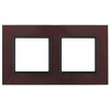 14-5102-25 Рамка на 2 поста, стекло, Elegance, бордо+антр (5/50/1200) Б0034497
