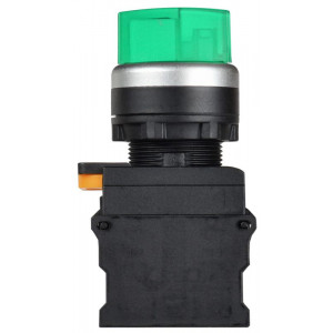 Переключатель с подсветкой 3 полож. 2NO зеленый MASTER IEK MI-SW60-20XD-4-14-3-K06