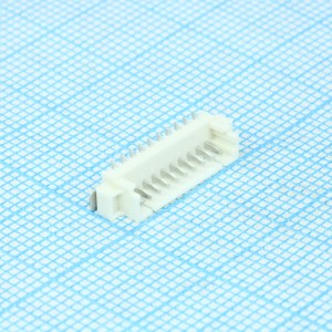 533981071, Разъем типа провод-плата, 1.25 мм, 10 контакт(-ов), для поверхностного монтажа лента на катушке