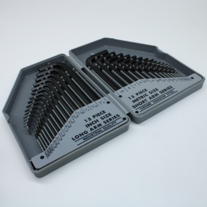 8PK-027, Набор Ключей шестигранных (30шт), дюймовые и метрические