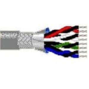 8306 060100, Multi-Paired Cables 22AWG 6PR SHIELD 100ft SPOOL CHROME