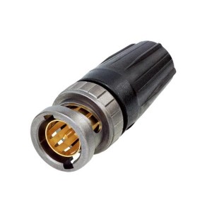 NBNC75BUU11X, РЧ соединители / Коаксиальные соединители Cable end BNC rearTWIST -Cable O.D. 4 - 8mm - antraloy plating - 75 Ohm UHD