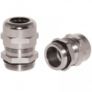 Кабельный ввод 201119, Кабельный ввод, M20x1.5 диапазон зажимаемых проводников: 6 - 10 мм, SW 24 мм, IP68, материал: латунь, покрытие: никель