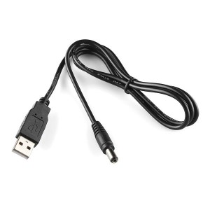 TOL-08639, Принадлежности SparkFun Barrel Jack Adapter - USB to 5.5mm