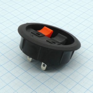 Зажим 2-конт. d=55mm, терминал диаметром 55мм, вклеиваемый