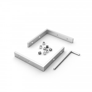 Соединитель профиля SL-LINIA32-FANTOM-X Set 030149, Коннектор для соединения 4-х отрезков профиля SL-LINIA32-FANTOM под углом 90°. Устанавливается в паз. Цена за 1 комплект. Для соединения четырёх отрезков необходимо 2 комплекта.