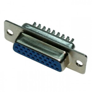 DHS-26F, Разъем D-SUB высокой плотности, 25 контактов, розетка кабельная