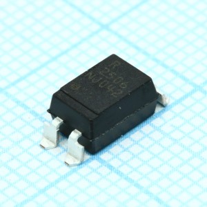PS2506L-1-F3-A, Оптопара, 1 канал, AC вход, коэф.передачи=200…2000%, Iпр=±80мА, Uкэ=40В, Uизол=5000В AC, 4-pin SMD, -55…+100°C