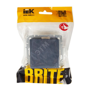 BRITE Выключ. 1-кл. самовозвратн. 10А ВС10-1-4-БрМ мар. BR-V14-0-10-K35