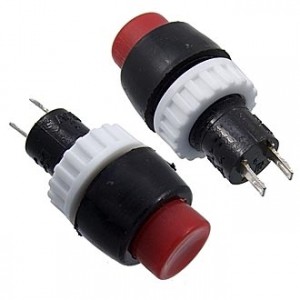 PBS-20A-2 ON-OFF КРАСНЫЙ, Кнопочный переключатель PBS-20A-2, ON-OFF, красный