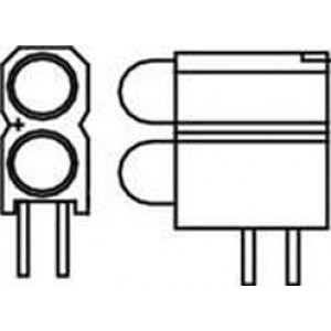 553-0711-300F, Светодиодные индикаторы для печатного монтажа RED/GREEN DIFFUSED