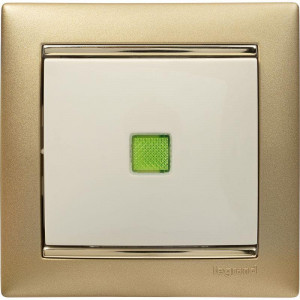 Выключатель 10A подсв СЛНК VLN 774310