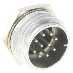 RM15TRD-10P(71), Стандартный цилиндрический соединитель REC W/PIN INSERT 10 CON