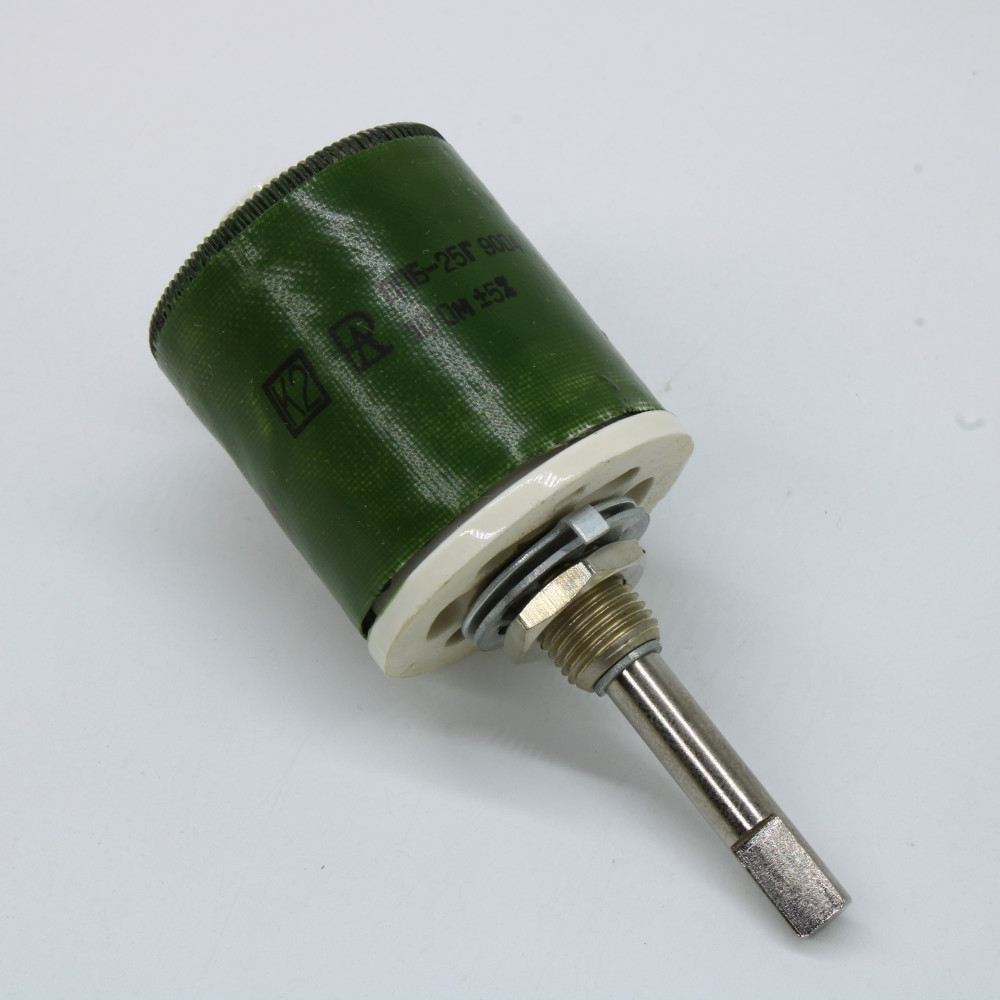 Изображение товара Резистор проволочный переменный ППБ-25Г 10 Ом 25 Вт Россия