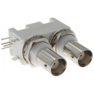 VBI501, РЧ соединители / Коаксиальные соединители BNC R/A PCB Mount Double Jack