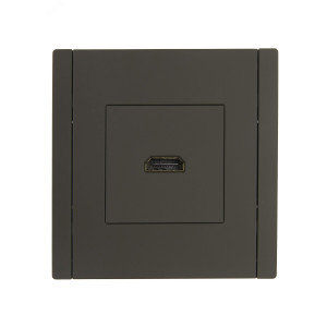 FORTE&PIANO Розетка HDMI FP340 серый IEK FP-H10-K03