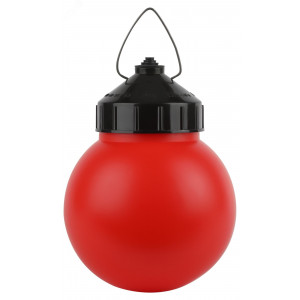Светильник НСП 01-60-003 подвесной Гранат полиэтилен IP44 E27 max 60Вт шар красный Б0052012