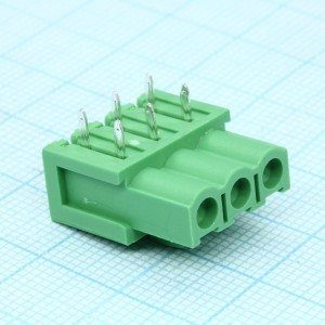 2EDGA-5.08-03P-14-00A(H), Блок клеммный соединительный 3 контакта шаг 5.08мм на плату