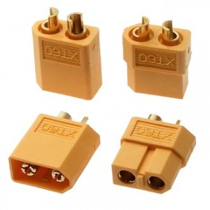 XT60 M+F, Разъем для RC моделей RUICHI XT60 M+F, 2-х контактный