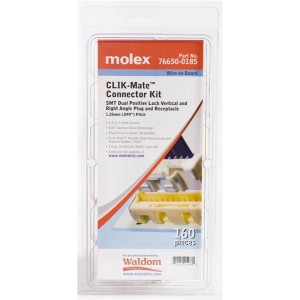 76650-0185, Проводные клеммы и зажимы 1.25MM CLIKMATE KIT WTB
