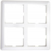 W59 4-постовая (2X2) РАМКА, БЕЛЫЙ C3(5)_ KD-2H2-18