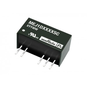 MEJ1D0505SC, Преобразователи постоянного тока в постоянный с изоляцией 1W Dual 5Vin 5Vout 100mA 5.2KV