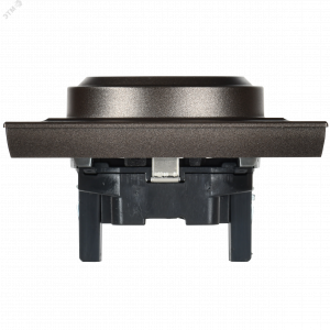 Розетка 2-м СП BRITE РС12-3-БрТБ 16А в сборе с заземл. без защ. шторок бронза BR-R21-16-K45-F