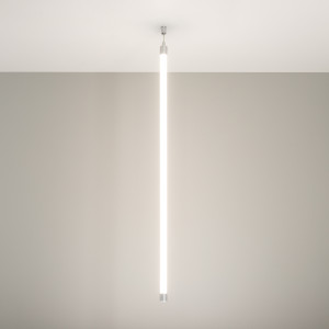 Подвес MOONLIGHT-VT-LIFT-TOP-D25 037492, Вертикальный подвес для герметичной ленты MOONLIGHT-360 диаметром 25мм с выводом кабеля TOP (прямой), подходит для любых подвесных потолков. Высота подвеса регулируется - максимальная длина 2.5 метра. Применяется в сочетании с пластиковыми трубками 037486