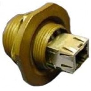 RJFTV71G, Модульные соединители / соединители Ethernet RJF TV JAM NUT RECPT RJ45 OLIVE DRAB CAD