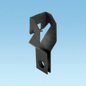 P123, Cable Mounting & Accessories Z-Purlin Clip 1/4 Bottom Hole For