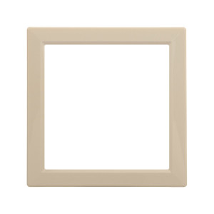 Декоративная вставка для металлических рамок "Avanti", бежевая, 1 пост (2 мод.) 4405852D