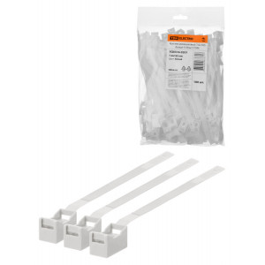 Крепеж ремешковый 7,6х165 белый (100шт) SQ0516-0301