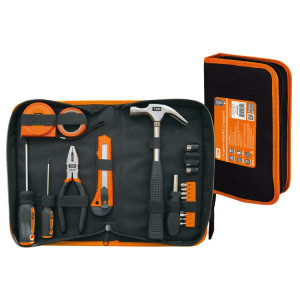 Слесарный набор №3, 22 предмета, тканевый чехол, "Гранит" SQ1014-0203