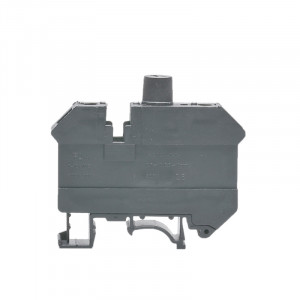 Предохранительная клемма JUT1-10RD-GY, Предохранительная клемма, тип предохранителя: 5x25, тип фиксации провода: винтовой, номинальное сечение: 10 мм кв., 800V, ширина: 10,2 мм, цвет: серый, тип монтажа: DIN35